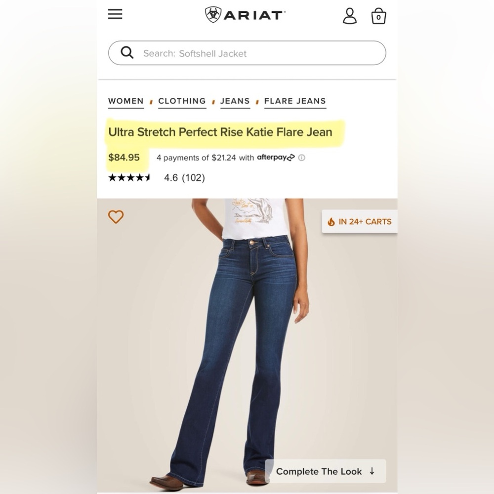 Ariat Katie Flare Ultra Stretch Jeans 👖 ~ NWT